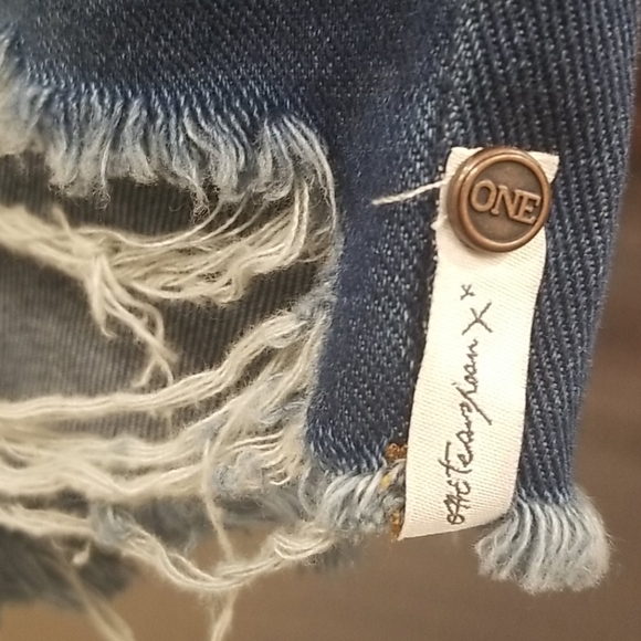 💕ONE TEASPOON💕 Stevies Boyfriend Shorts Moonstone - Picture 8 of 14